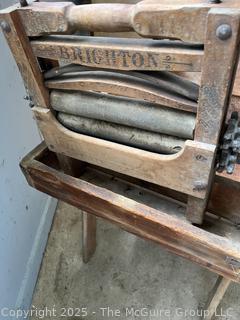 Brighton Brand Wash Wringer and Tub 