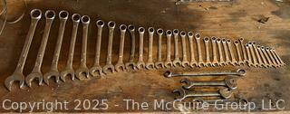 Selection of SAE and Metric open-end wrenches