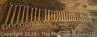 Selection of SAE and Metric open-end wrenches