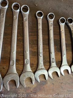 Selection of SAE and Metric open-end wrenches