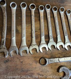 Selection of SAE and Metric open-end wrenches