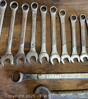 Selection of SAE and Metric open-end wrenches