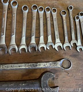 Selection of SAE and Metric open-end wrenches