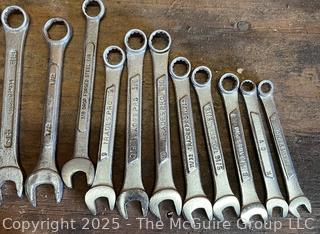Selection of SAE and Metric open-end wrenches