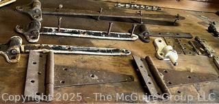 Grouping of Iron and Steel Door and Gate Hinges