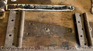 Grouping of Iron and Steel Door and Gate Hinges