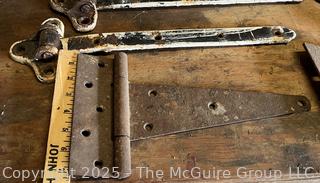 Grouping of Iron and Steel Door and Gate Hinges