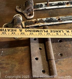 Grouping of Iron and Steel Door and Gate Hinges