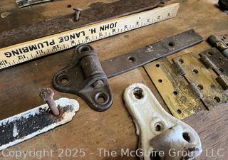 Grouping of Iron and Steel Door and Gate Hinges