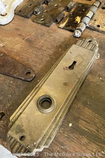Grouping of Iron and Steel Door and Gate Hinges