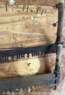 Two (2) Two-Man Crosscut Tree Saws. Measure 60 and 66"