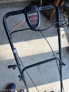 CRAFTSMAN 6.5 HP Gas Lawn Mower. Working