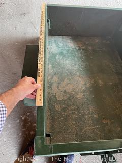 Two-wheel single axel yard trailer/cart for lawn tractor