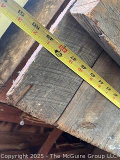 Wooden Barn Door. Measures 48 x 63"