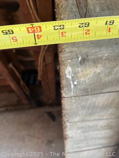 Wooden Barn Door. Measures 48 x 63"