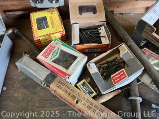 General Farm Hardware Supplies Including Trivet Repair Tool Used When Replacing  Cutting Knives on Sickle Bar Mowing Machines