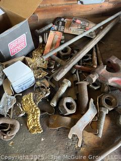 General Farm Hardware Supplies Including Trivet Repair Tool Used When Replacing  Cutting Knives on Sickle Bar Mowing Machines