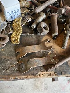 General Farm Hardware Supplies Including Trivet Repair Tool Used When Replacing  Cutting Knives on Sickle Bar Mowing Machines