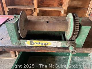 Badger Hand Crank Wire Cable Winch