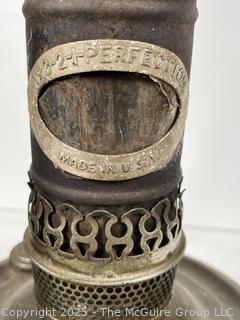 Paired Lead Melting Smelting Cast Iron Pot & Gas Burner Stand for Blacksmith or Plumber