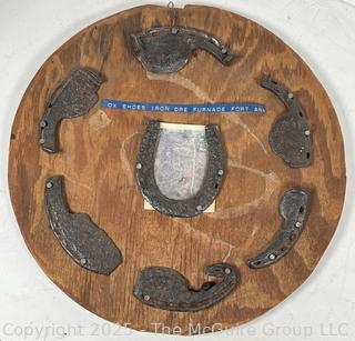 ???????? Blacksmith decoration: Oxen iron shoe display