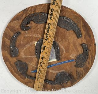 ???????? Blacksmith decoration: Oxen iron shoe display