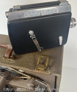 Kodak Kodascope Pageant Sound Projector Vintage 16mm Model and Cline-Kodak Royal Magazine camera Handheld Film Camera