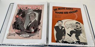 Collection of Sheet Music from the 1910-1920's (Art Nuovo)
