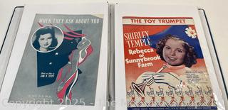 Collection of Sheet Music from the 1910-1920's (Art Nuovo)