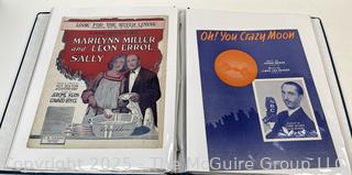 Collection of Sheet Music from the 1910-1920's (Art Nuovo)