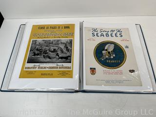 Collection of Sheet Music from the 1910-1920's (Art Nuovo)