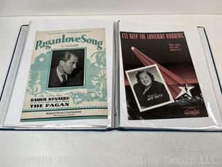 Collection of Sheet Music from the 1910-1920's (Art Nuovo)