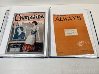 Collection of Sheet Music from the 1910-1920's (Art Nuovo)
