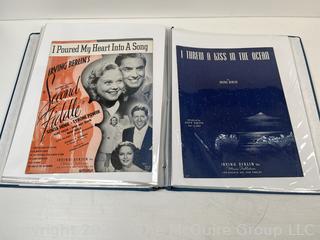 Collection of Sheet Music from the 1910-1920's (Art Nuovo)