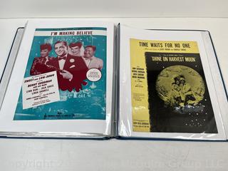 Collection of Sheet Music from the 1910-1920's (Art Nuovo)