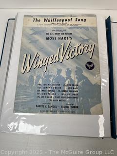 Collection of Sheet Music from the 1910-1920's (Art Nuovo)