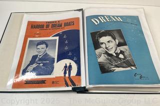 Collection of sheet music from the 1930-40's