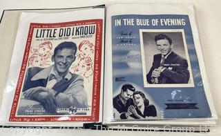 Collection of sheet music from the 1930-40's