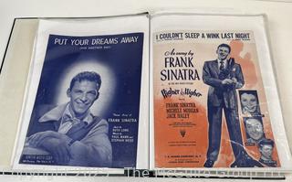 Collection of sheet music from the 1930-40's