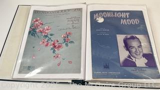 Collection of sheet music from the 1930-40's