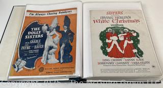Collection of sheet music from the 1930-40's