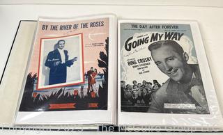 Collection of sheet music from the 1930-40's