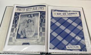 Collection of sheet music from the 1930-40's