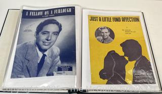 Collection of sheet music from the 1930-40's
