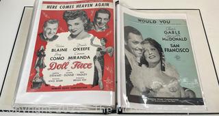 Collection of sheet music from the 1930-40's