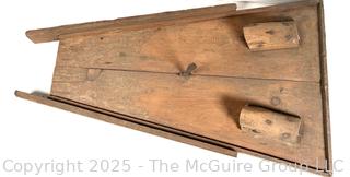 Primitive board for splitting cane