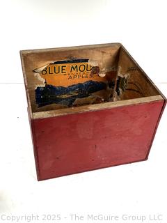 ???????? Wooden storage box made of recycled wood