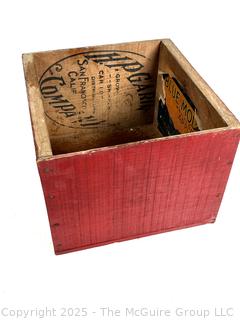 ???????? Wooden storage box made of recycled wood