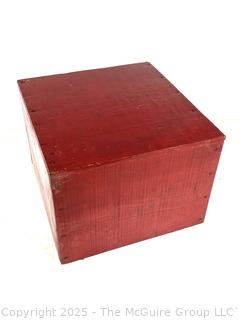 ???????? Wooden storage box made of recycled wood
