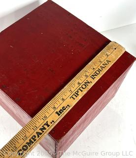 ???????? Wooden storage box made of recycled wood